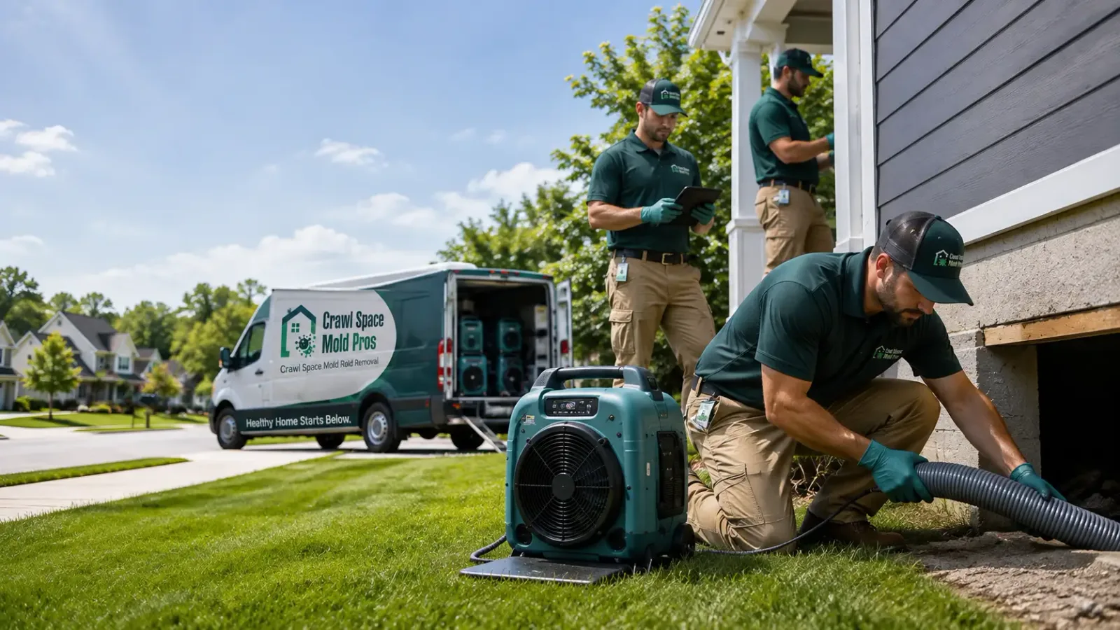 Crawl Space Mold Removal in Jerome, ID